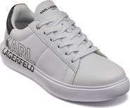 KARL LAGERFELD PARIS Leather Low Top Sneaker