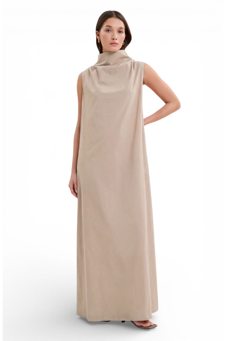 Minna Sleeveless Maxi Dress, Alternate, color, SAND