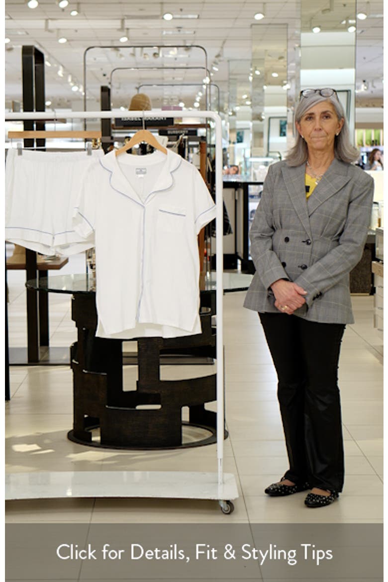 Classic Pima Cotton Short Sleeve Short Pajamas video