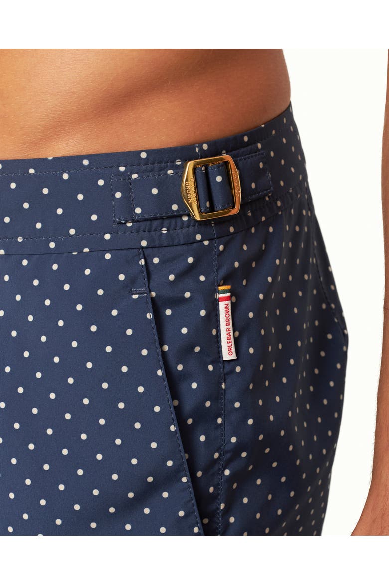 Bulldog Tailored-Fit Swim Shorts, Alternate, color, NIGHT IRIS