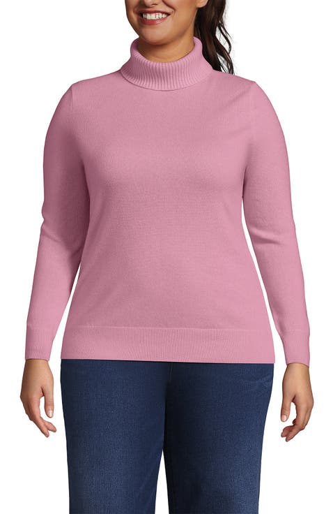 Plus Size Cashmere Turtleneck Sweater