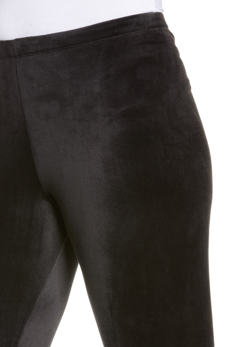 Felina Velour Leggings, Alternate, color, Black