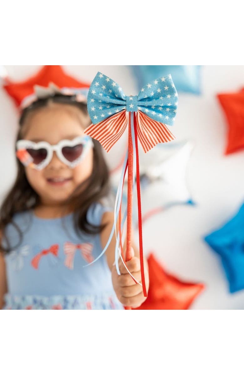 Sweet Wink Patriotic Bow Wand, Alternate, color, 