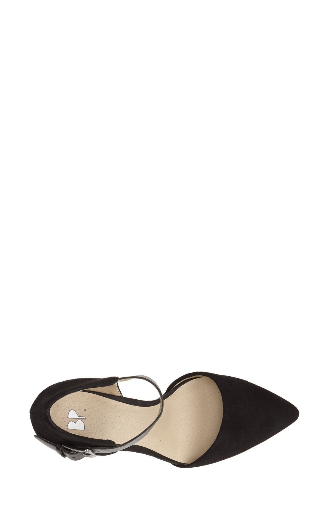 'Xenia' Pointy Toe Pump, Alternate, color, BLACK