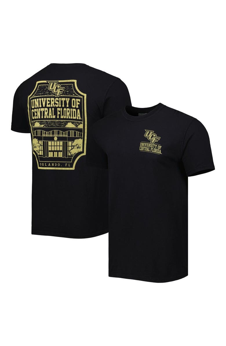 IMAGE ONE Men's Black UCF Knights Logo Campus Icon T-Shirt, Main, color, 