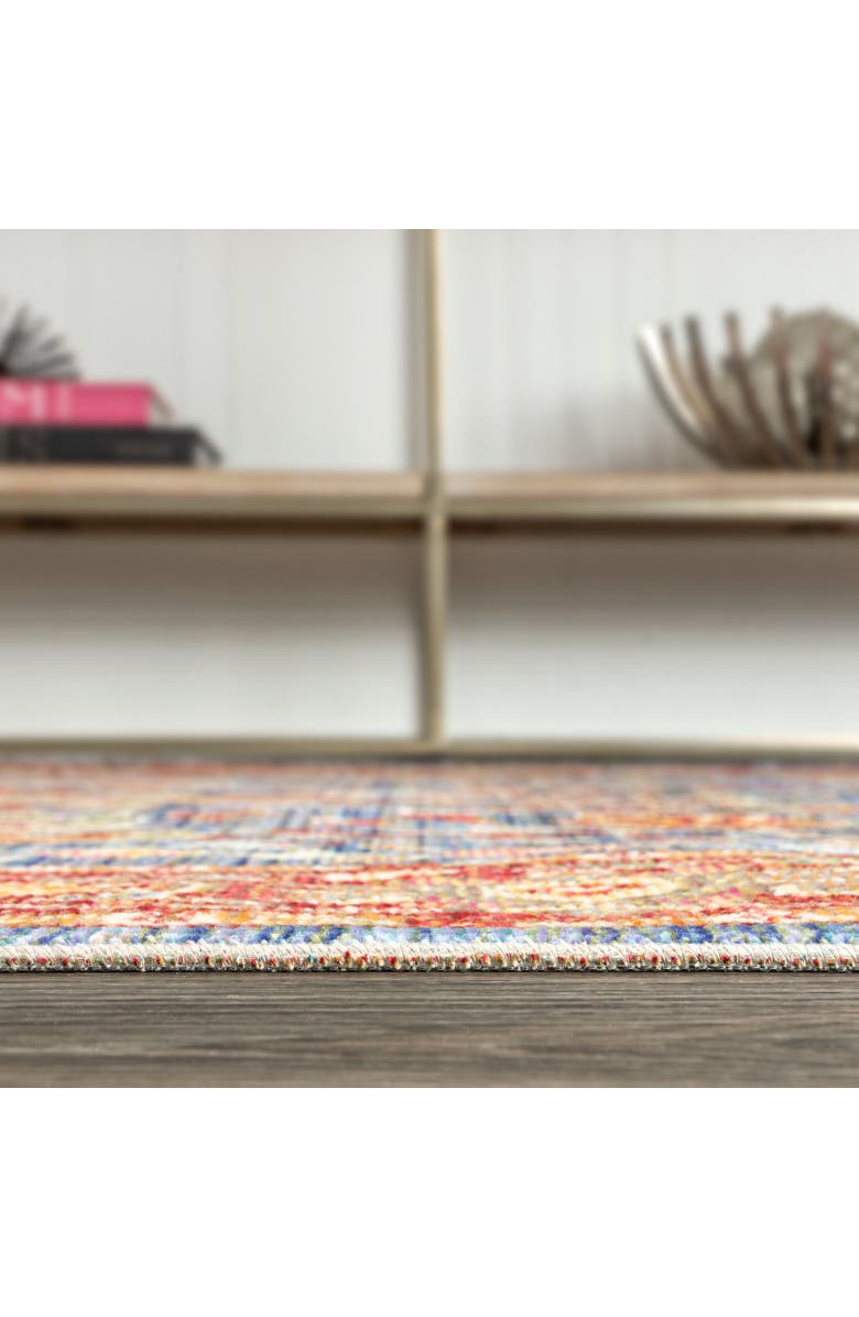 JONATHAN Y Irving Persian Area Rug, Alternate, color, Plum/Terracotta