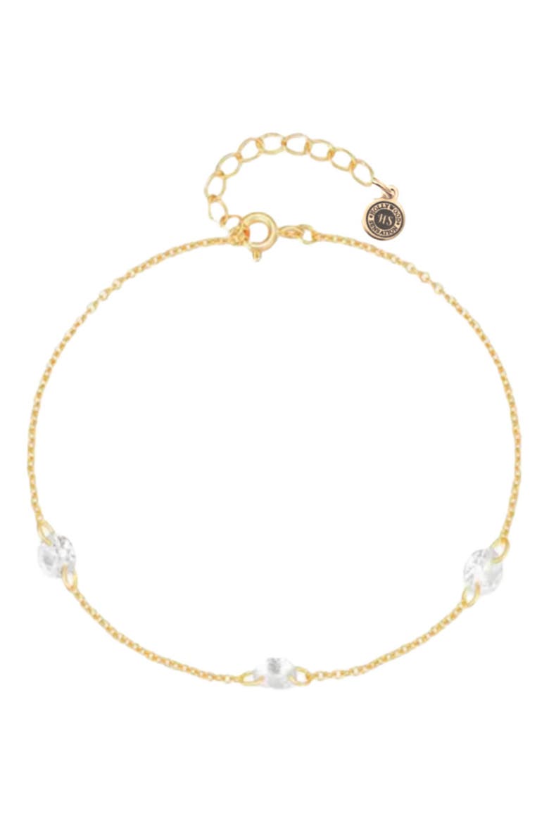 Eternal Glow Bracelet with AAAAA Cubic Zirconia, Main, color, Gold