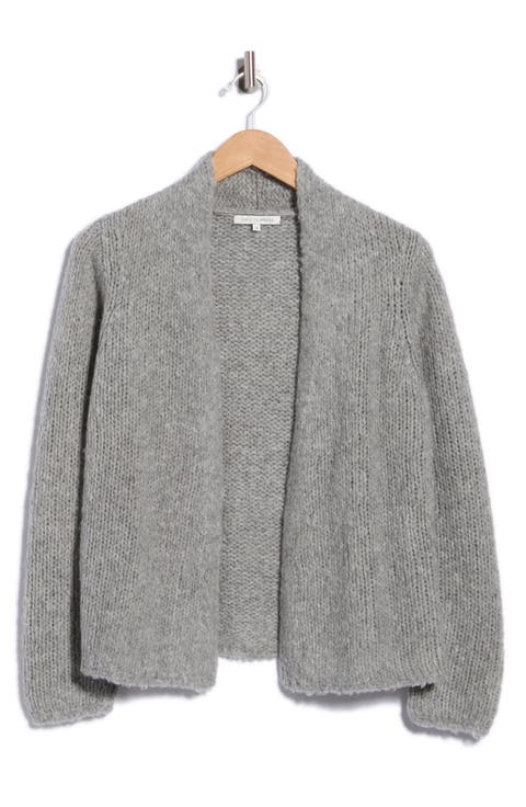 Merino Wool, Cashmere & Silk Chunky Open Cardigan