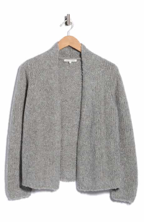 Merino Wool, Cashmere & Silk Chunky Open Cardigan