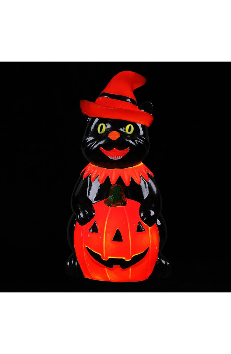 Mr. Halloween 18 in. Outdoor Cat Lit Blow Mold, Alternate, color, Multicolor
