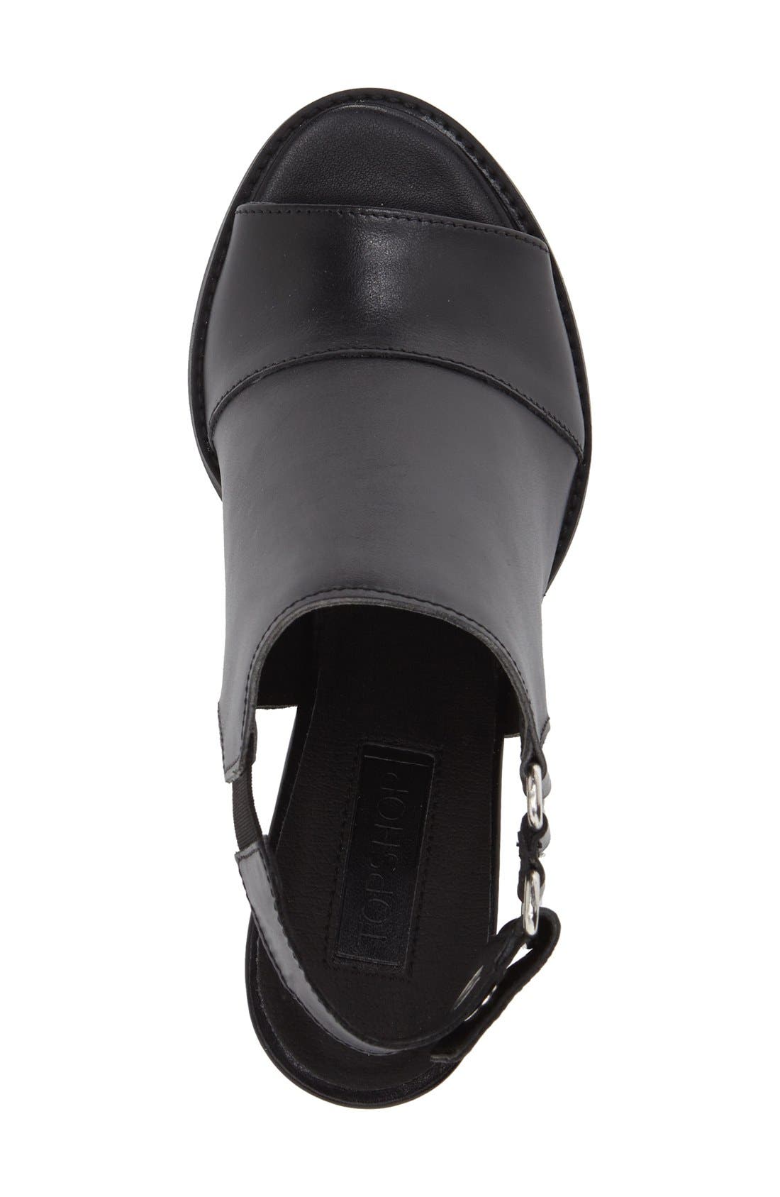 Topshop 'Nimi' Slingback Round Heel Sandal, Alternate, color, 