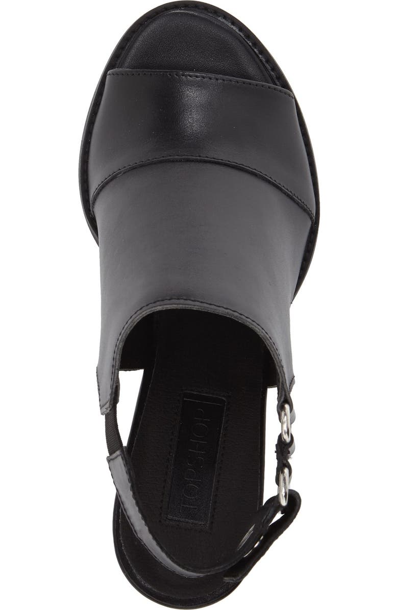 Topshop 'Nimi' Slingback Round Heel Sandal, Alternate, color,