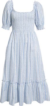 Hill House Home The Louisa Ditsy Floral Midi Nap Dress