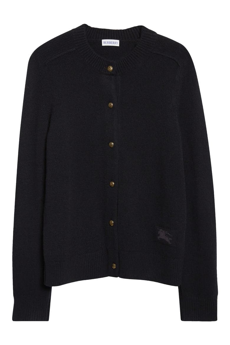 Clara EKD Cashmere Blend Cardigan, Main, color, BLACK