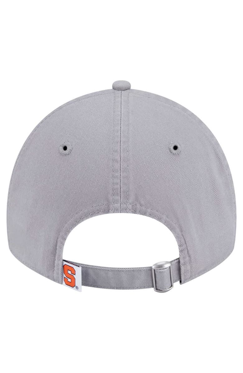 New Era Women's New Era  Gray Syracuse Orange Logo 9TWENTY Adjustable Hat, Alternate, color, 