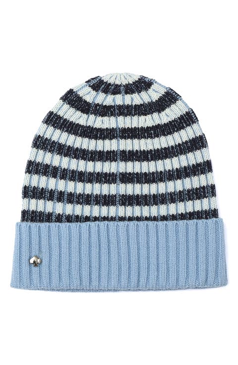 Stripe Cuff Beanie