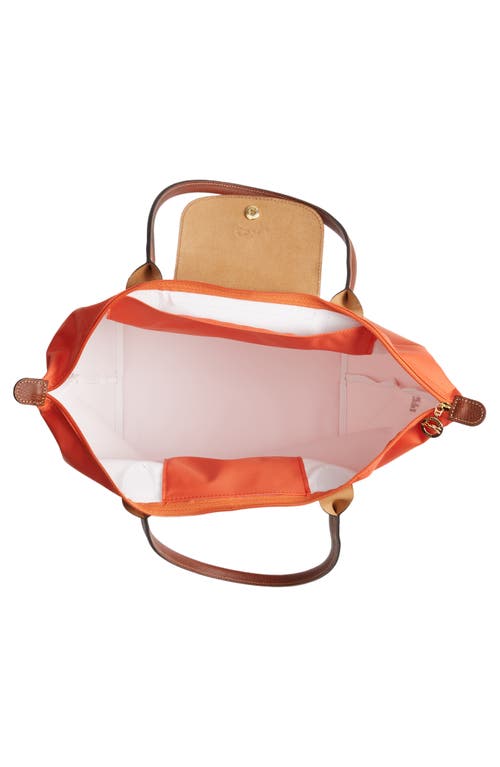 Longchamp Large Le Pliage Tote In Orange