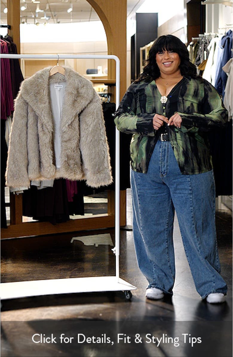 Faux Fur Jacket, sales video thumbnail