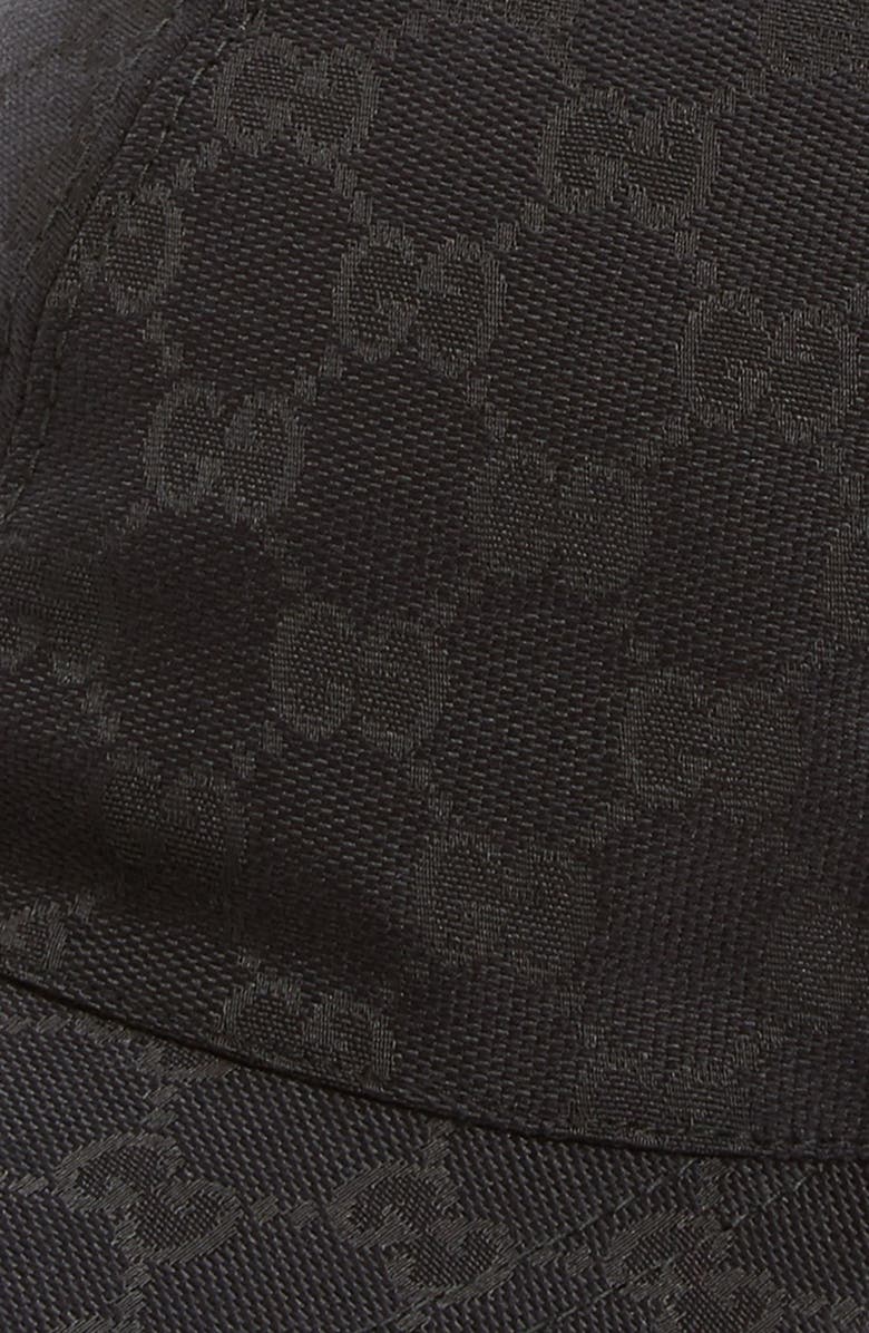 Gucci Logo Print Baseball Cap, Alternate, color,