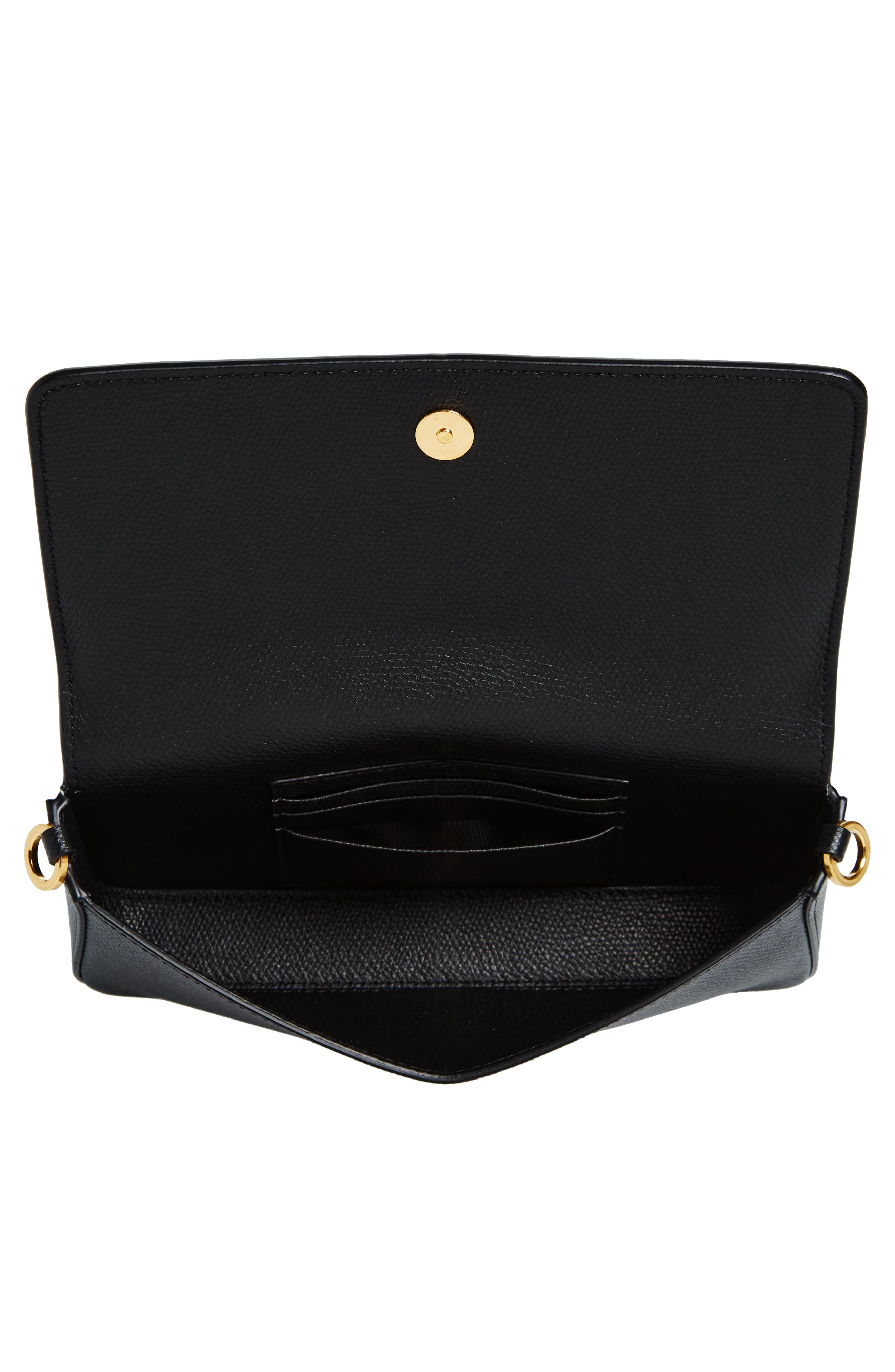 Valentino Garavani VLOGO Signature Leather Crossbody Pouch Bag, Alternate, color, 