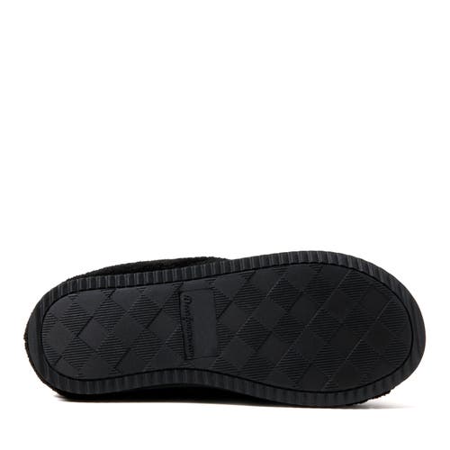 Dearfoams Libby Quilted Terry Clog Slipper In Black