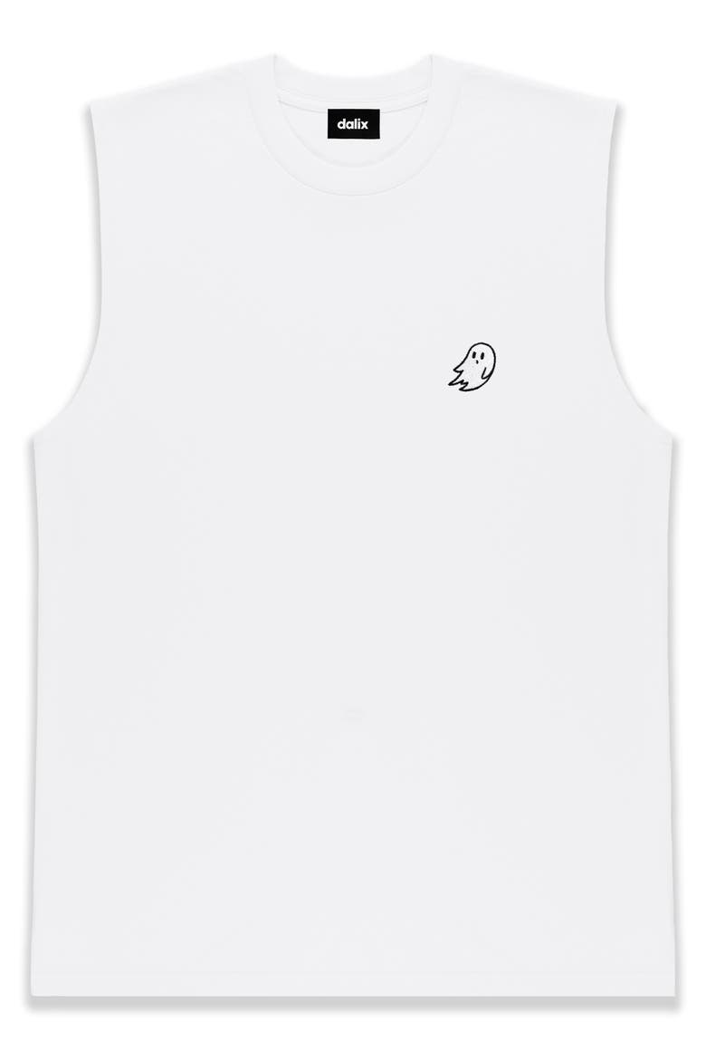 Ghost Midweight Jersey Tank, Alternate, color, White