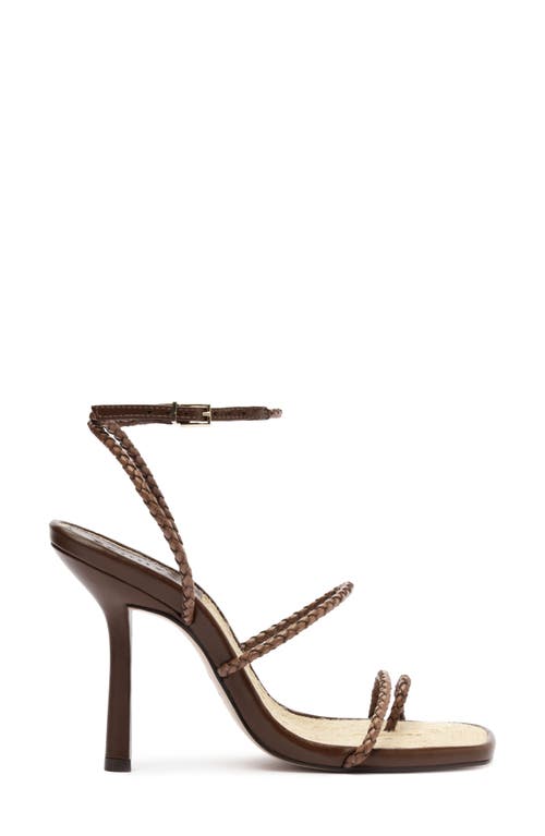 Shop Schutz Kaya Ankle Strap Sandal In Desert Brown