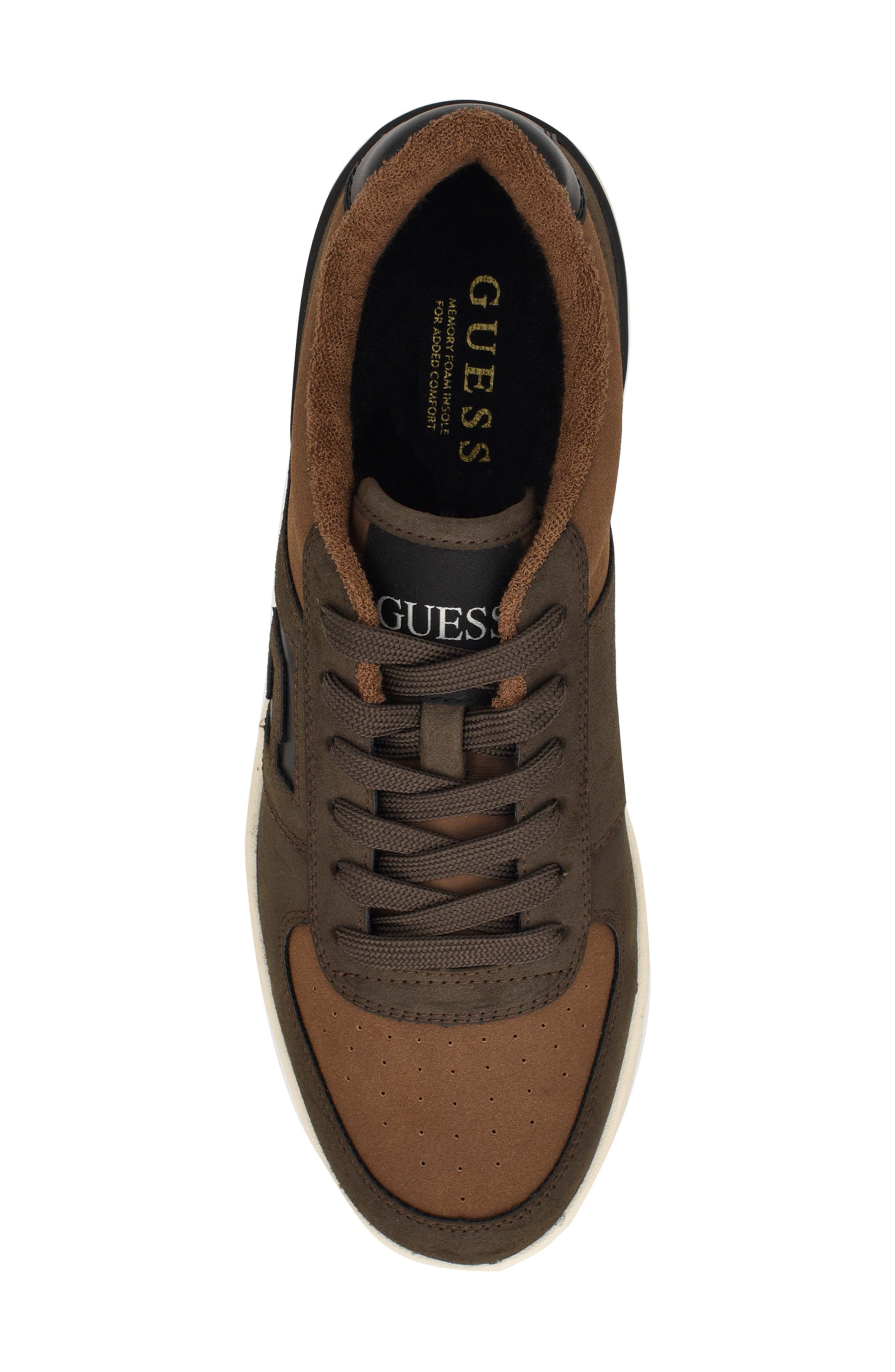 GUESS Nastele Signature G Sneaker, Alternate, color, Brown Multi