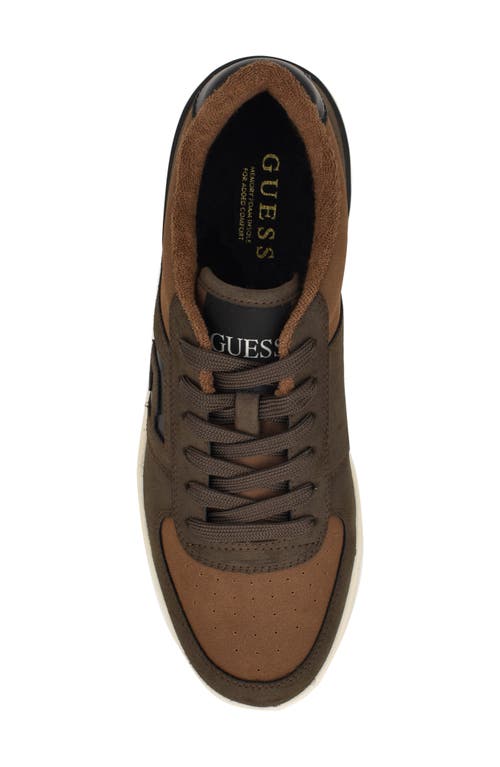 Guess Nastele Signature G Sneaker In Brown