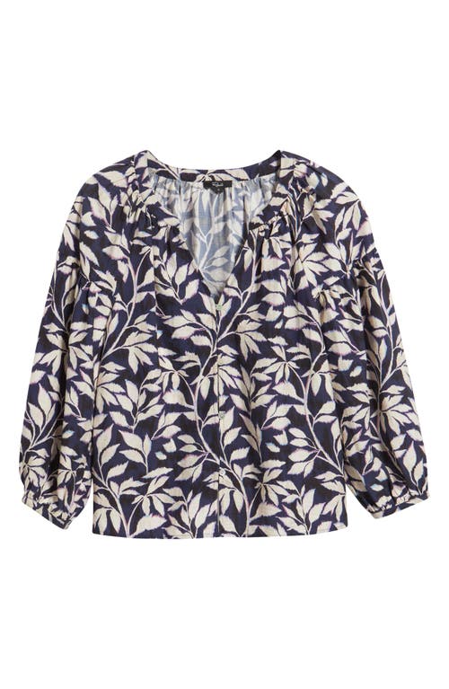 Rails Vasia Vine Print Top In Blue