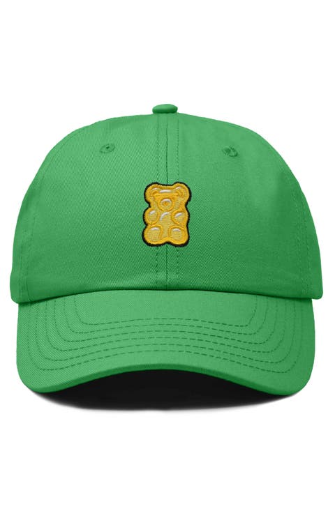 Yellow Gummy Embroidered Dad Cap