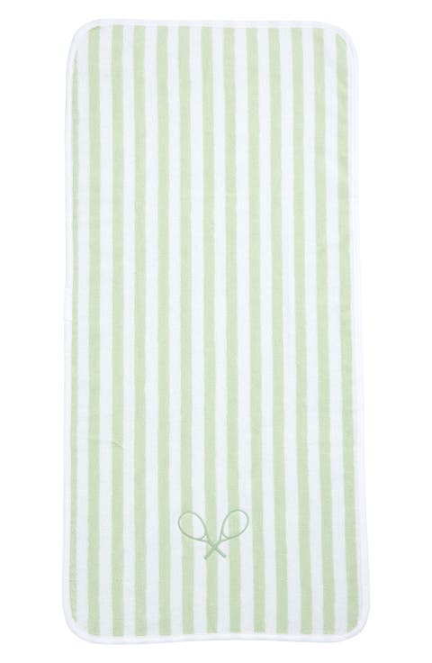 Stripe Organic Cotton Terry Towel