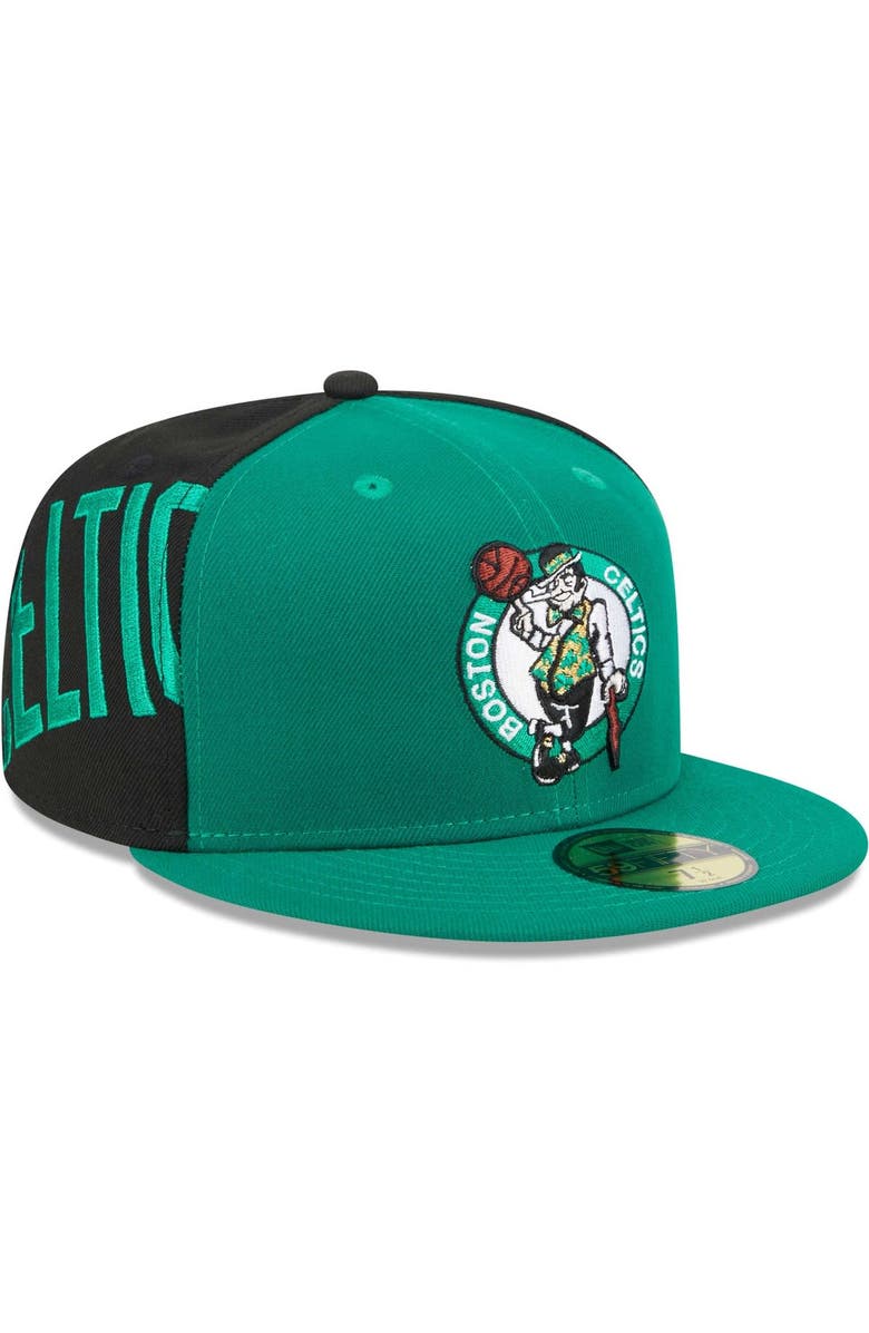 New Era Men's New Era Kelly Green/Black Boston Celtics Gameday Wordmark 59FIFTY Fitted Hat, Alternate, color, Kelly Green