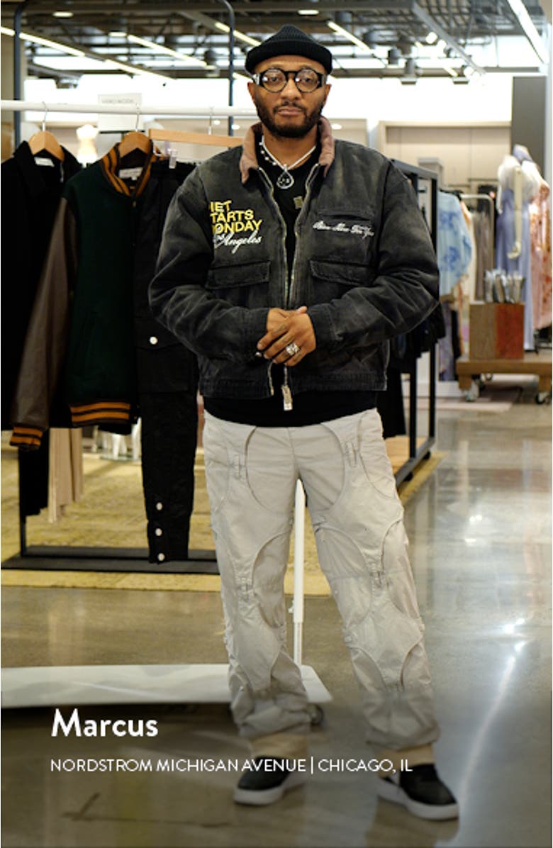 Logo Embroidered Worker Jacket, sales video thumbnail