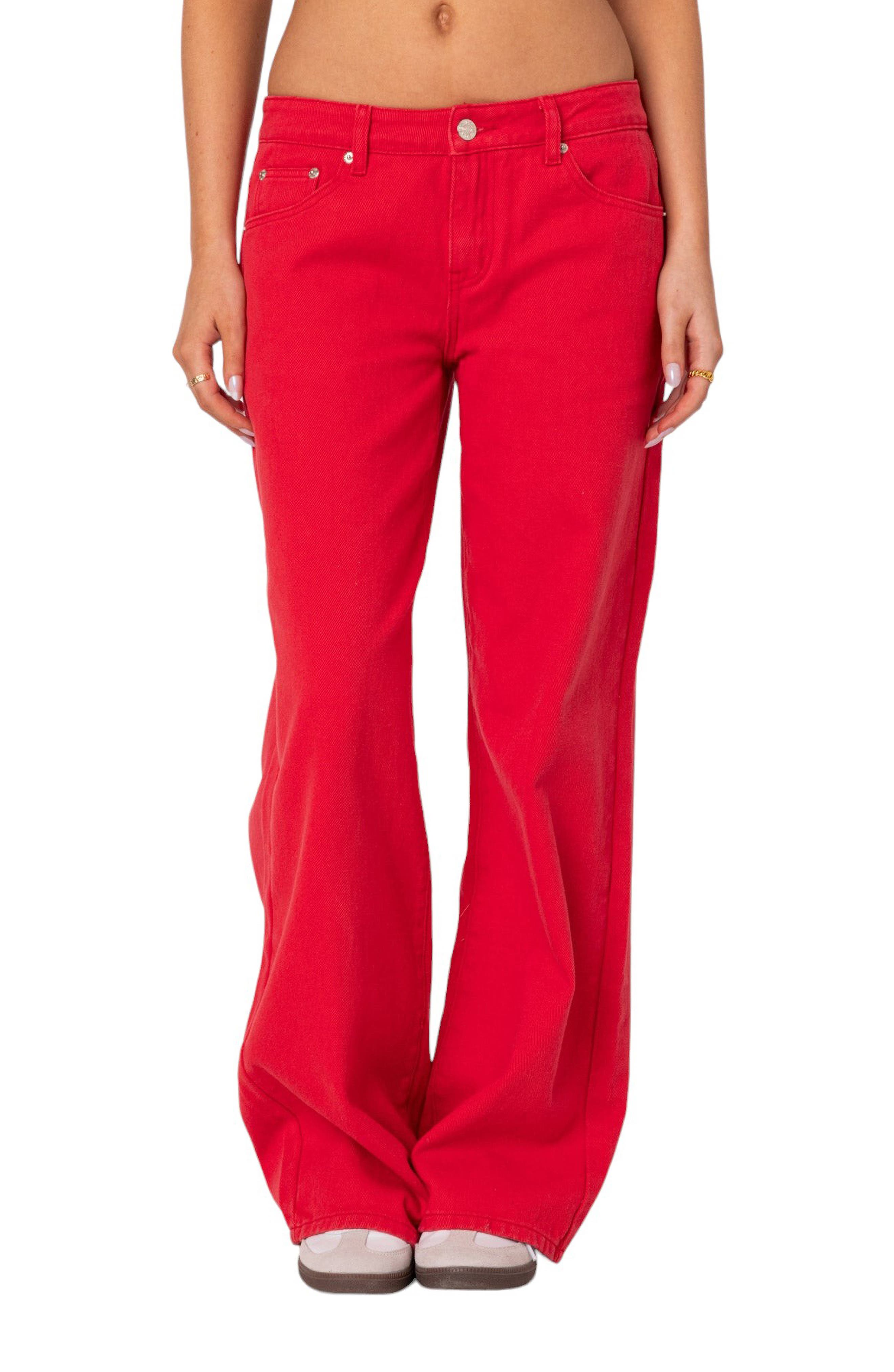 Women's Red Flare Jeans | Nordstrom