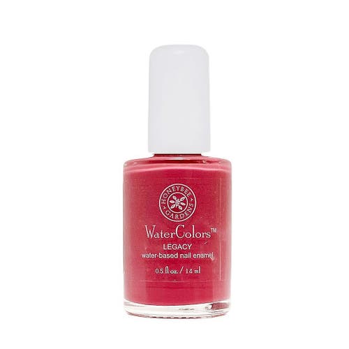 Honeybee Gardens Watercolors Nail Enamel In Warm Summer Rose