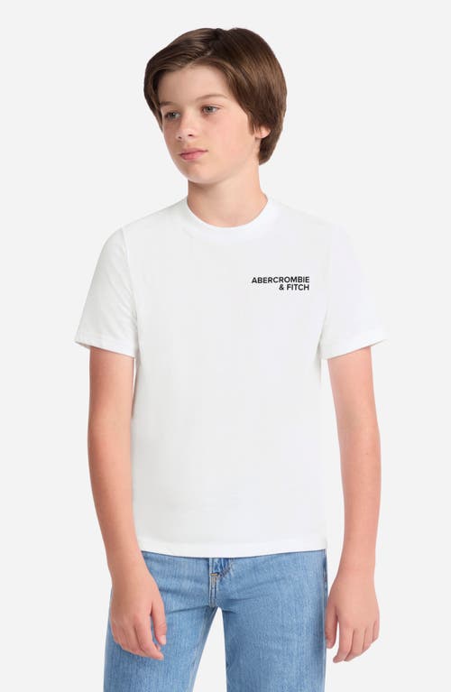 Abercrombie Kids Kids' Car Paradise Graphic T-shirt In White