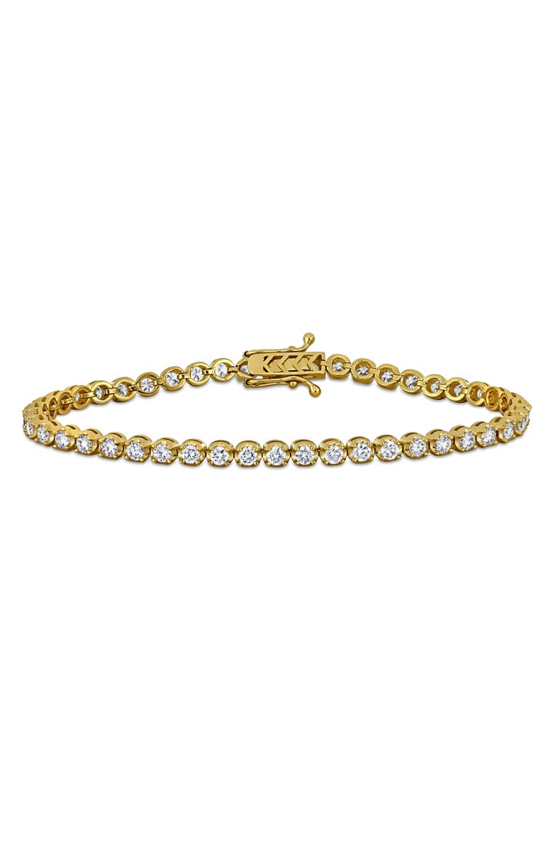Julianna B. 2 1/2ct. t.w. Lab-Grown Diamond Tennis Bracelet 14k, Main, color, Yellow Gold