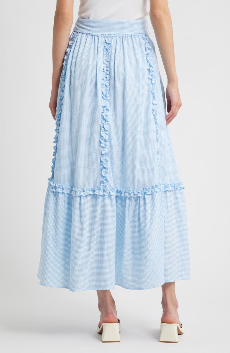 LOVE THE LABEL Elowen Side Tie Cotton Wrap Skirt, Alternate, color, 