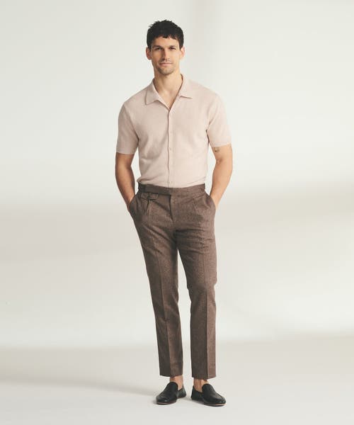 Naadam Signature Cashmere Short Sleeve Button Down