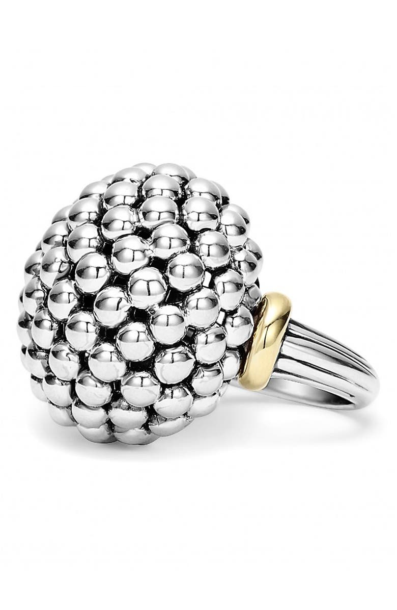LAGOS 'Caviar Forever' Large Dome Ring, Alternate, color, 