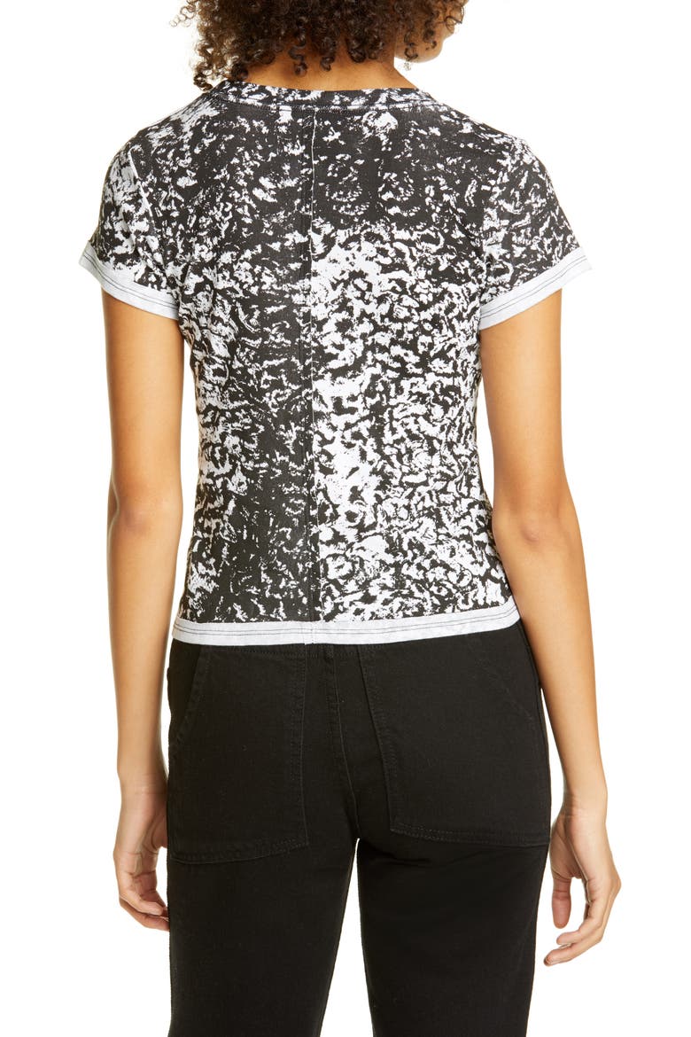 Print Lapped Seam Baby Tee, Alternate, color, ASTRAKHAN