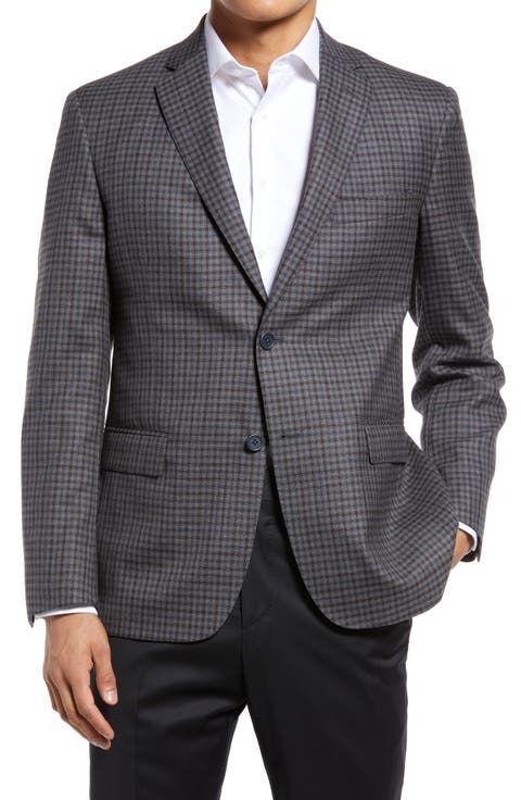 Check Wool Sport Coat