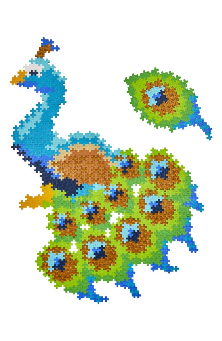 Plus-Plus USA 800-Piece Peacock Puzzle by Number, Alternate, color,