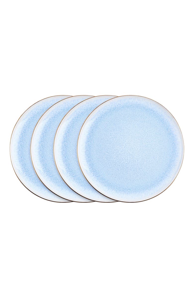 Stone Lain Josephine Porcelain 4-Piece Salad Plate Set, Main, color, Blue