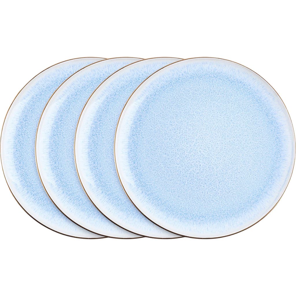 Stone Lain Josephine Porcelain 4-piece Salad Plate Set In Blue