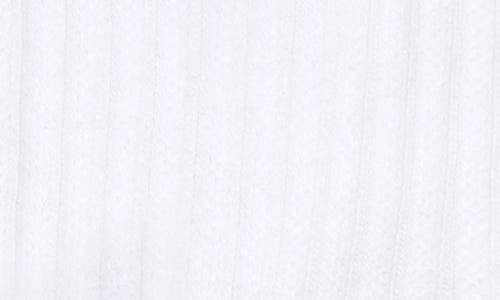 On 3-pack Logo Organic Cott Quarter Socks In White