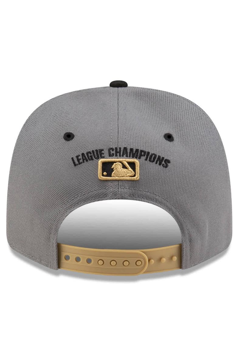 New Era Men's New Era Gray New York Yankees 2024 American League Champions Locker Room 9SEVENTY Stretch-Snap Hat, Alternate, color, 
