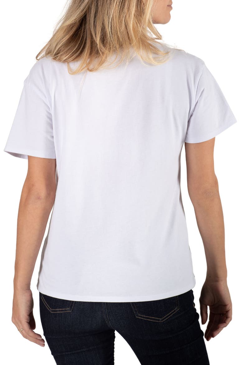 Maternity/Nursing Organic Cotton Graphic Tee, Alternate, color, WHITE