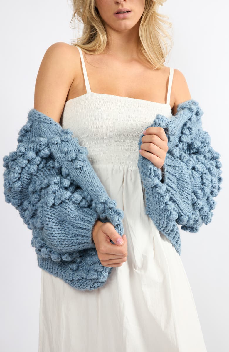 Viens Avec Moi Popcorn Cardigan, Alternate, color, 